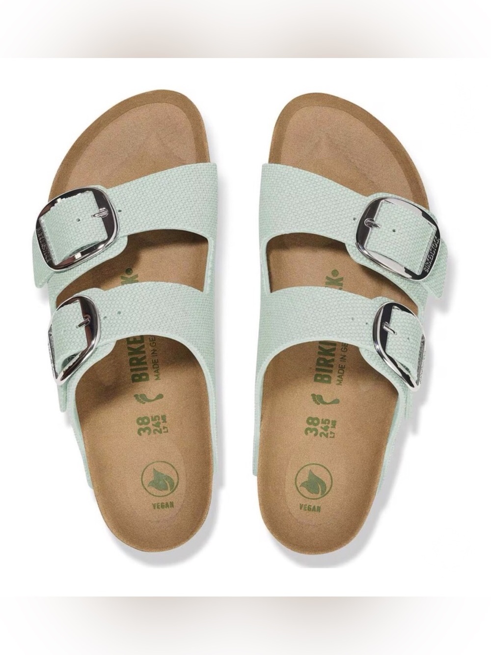 Arizona Big Buckle Vegan in Surf Green Size 35 US 4! - Picture 5 of 6
